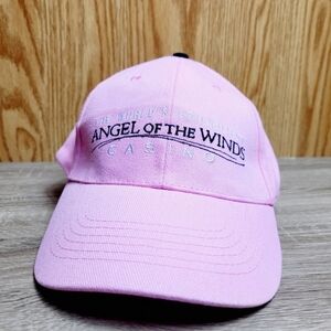 PINK Angel of the Winds Casino adjustable embroidered baseball Hat NWOT